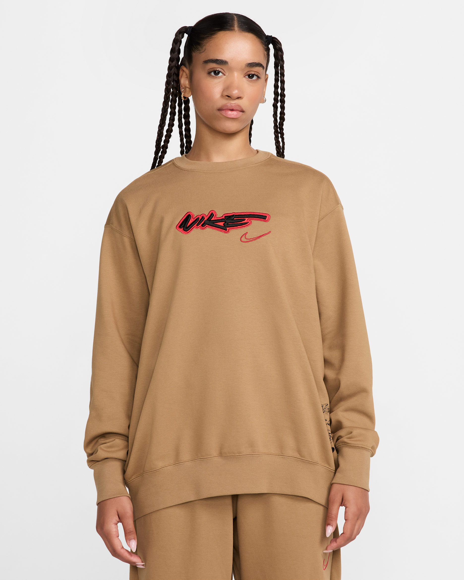 【NIKE】ブレイキン ウィメンズ ルーズ フレンチ テリー トップ NIKE公式】ナイキ スポーツウェア ブレイキン ウィメンズ ルーズ